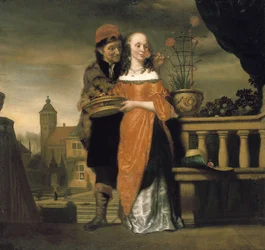 Eine Allegorie des Geruchssinns, 17. Jahrhundert
